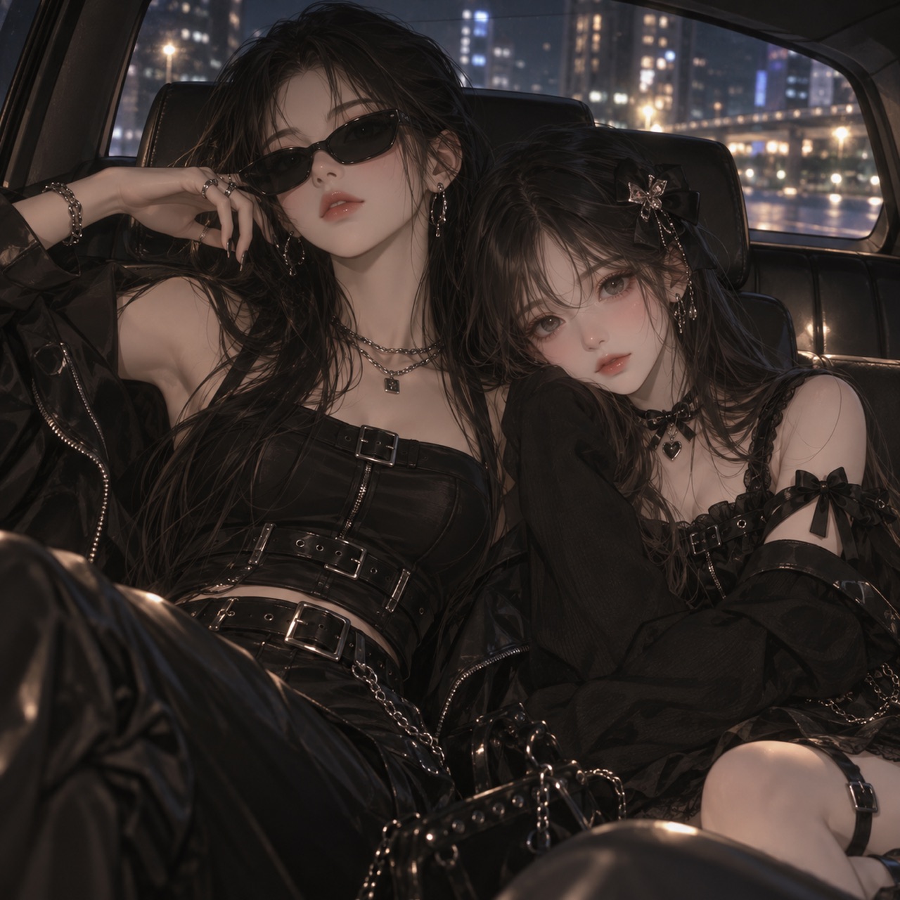 Kyra and Mira Vale in the ALIBI visual collaboration image